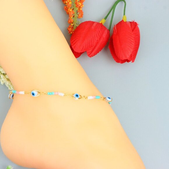 Handmade Anklet – A Stylish Choice for Women, Thoughtful Gift Idea, EVCH1895 - Picture 7 of 10